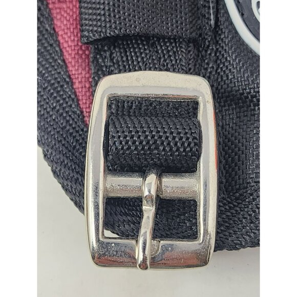 Badger Tuff XS Dog Coat Jacket Burgundy & Black Adjustable Buckle & Belly Strap - Picture 7 of 10